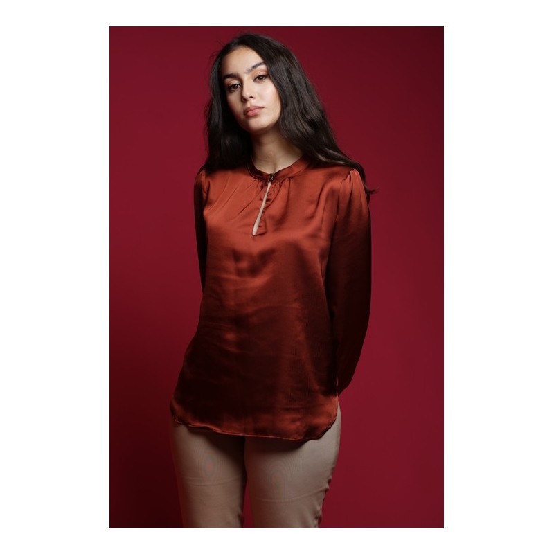 BLOUSE FENTE GOUTTE D'EAU