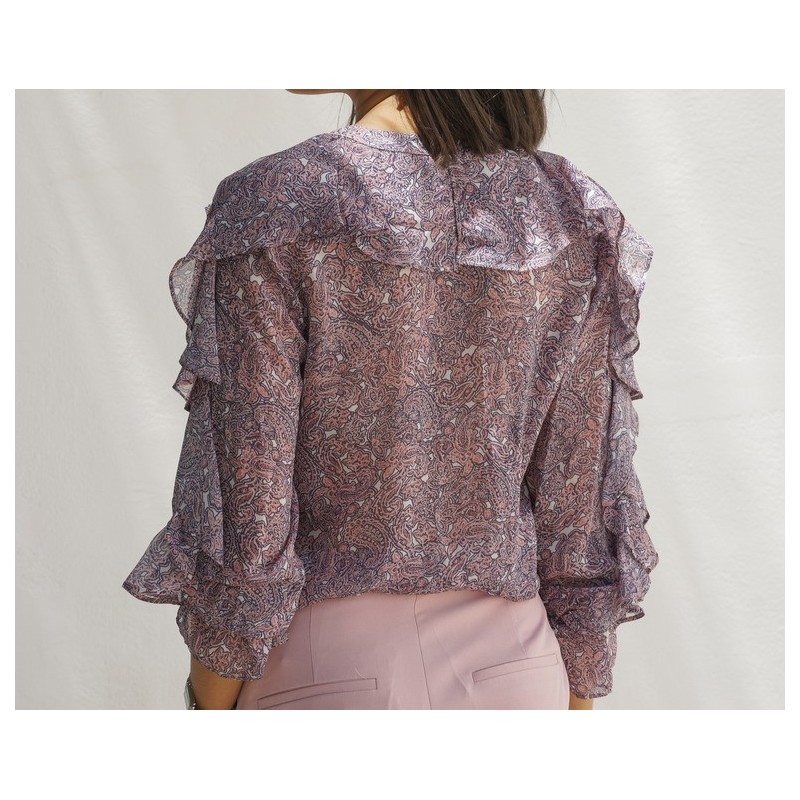 Blouse rose tendance pour un style chic