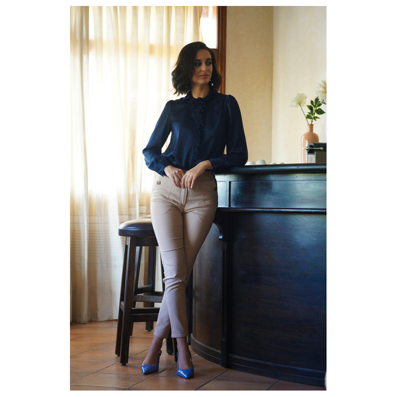 Blouse bleu marine