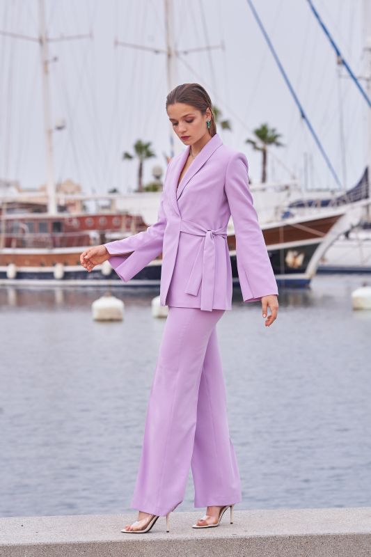 Veste femme Sakura mauve - Style chic Aguamarina ANAE MOROCCO