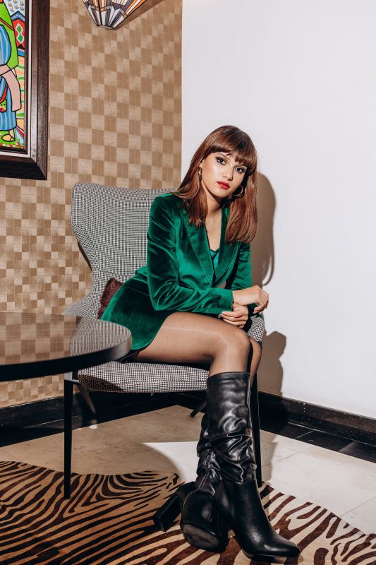 Veste Emerald vert pour une allure audacieuse - Back in Style ANAE MOROCCO