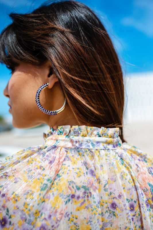 détails de la Blouse coloré