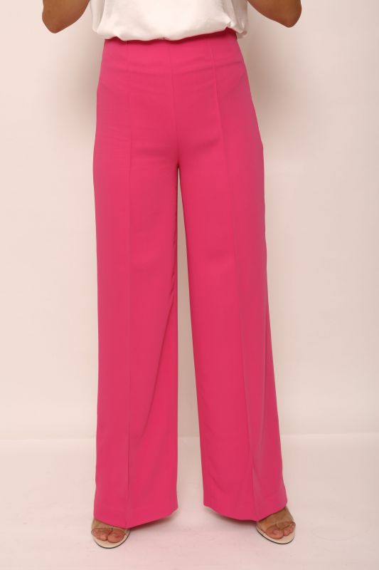 Pantalon Carl long rose pour femmes