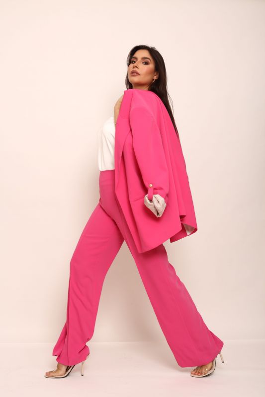 Côté du Pantalon Carl pour femmes en rose, style raffiné - Natural 23.