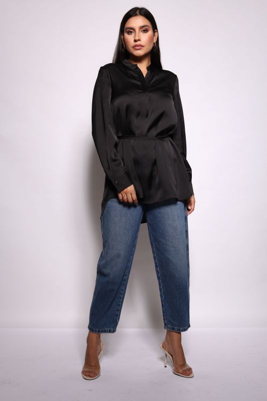 Chemise noire pour femme : Un style classique et élégant