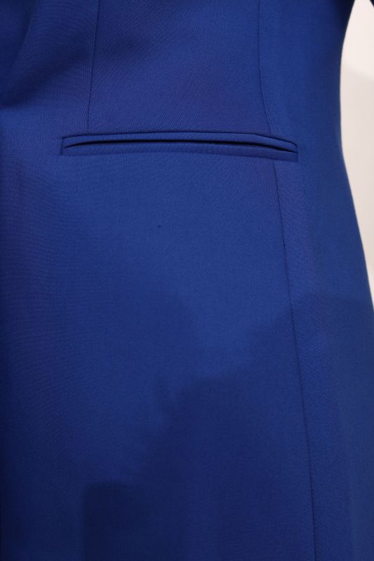 Gros plan sur les finitions de la Veste Weston bleue - Collection Natural 23.