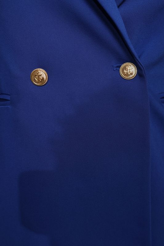 Gros plan sur les finitions de la Veste Weston bleue - Collection Natural 23.