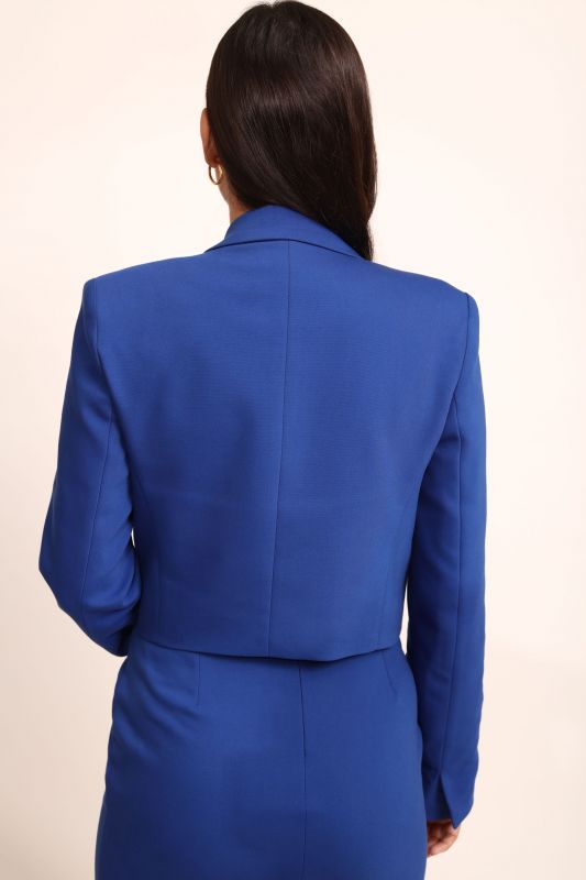 Arrière de la Veste Carter bleue, design moderne et raffiné - Natural 23.