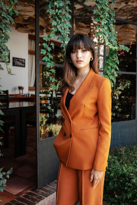 Veste Mocha couleur whisky - Collection Autumn ANAE MOROCCO