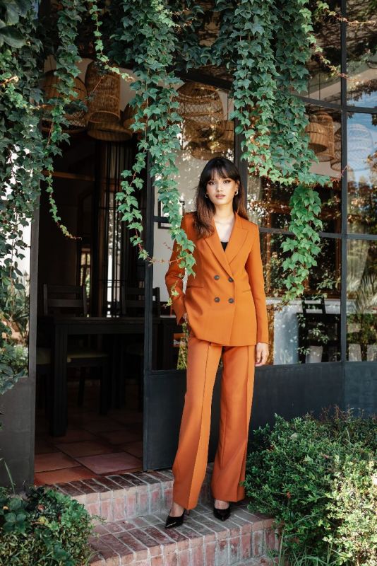 Veste Mocha en teinte whisky chaleureuse - Style Autumn ANAE MOROCCO