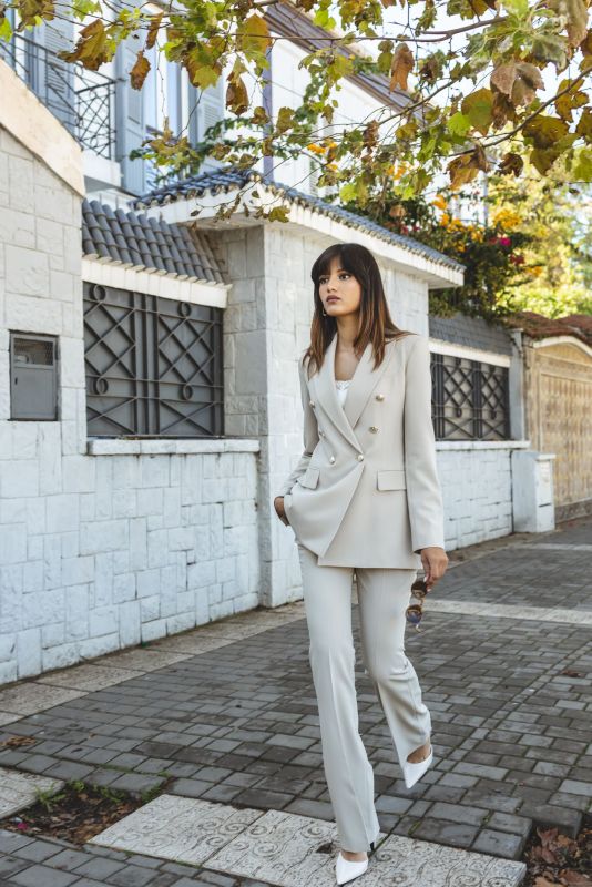 Veste beige tendance ANAE MOROCCO