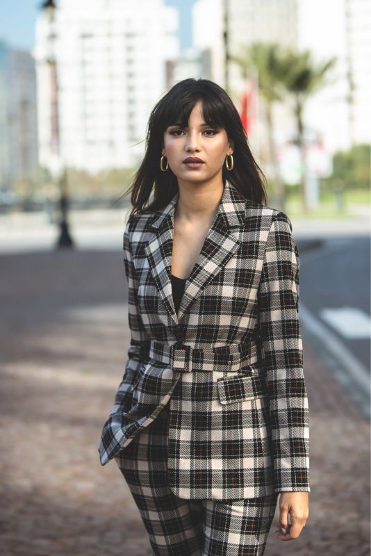 Veste à carreaux RALPH de la Checks Collection, alliant sophistication et confort pour un look chic.