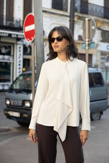 BLOUSE BRANDY