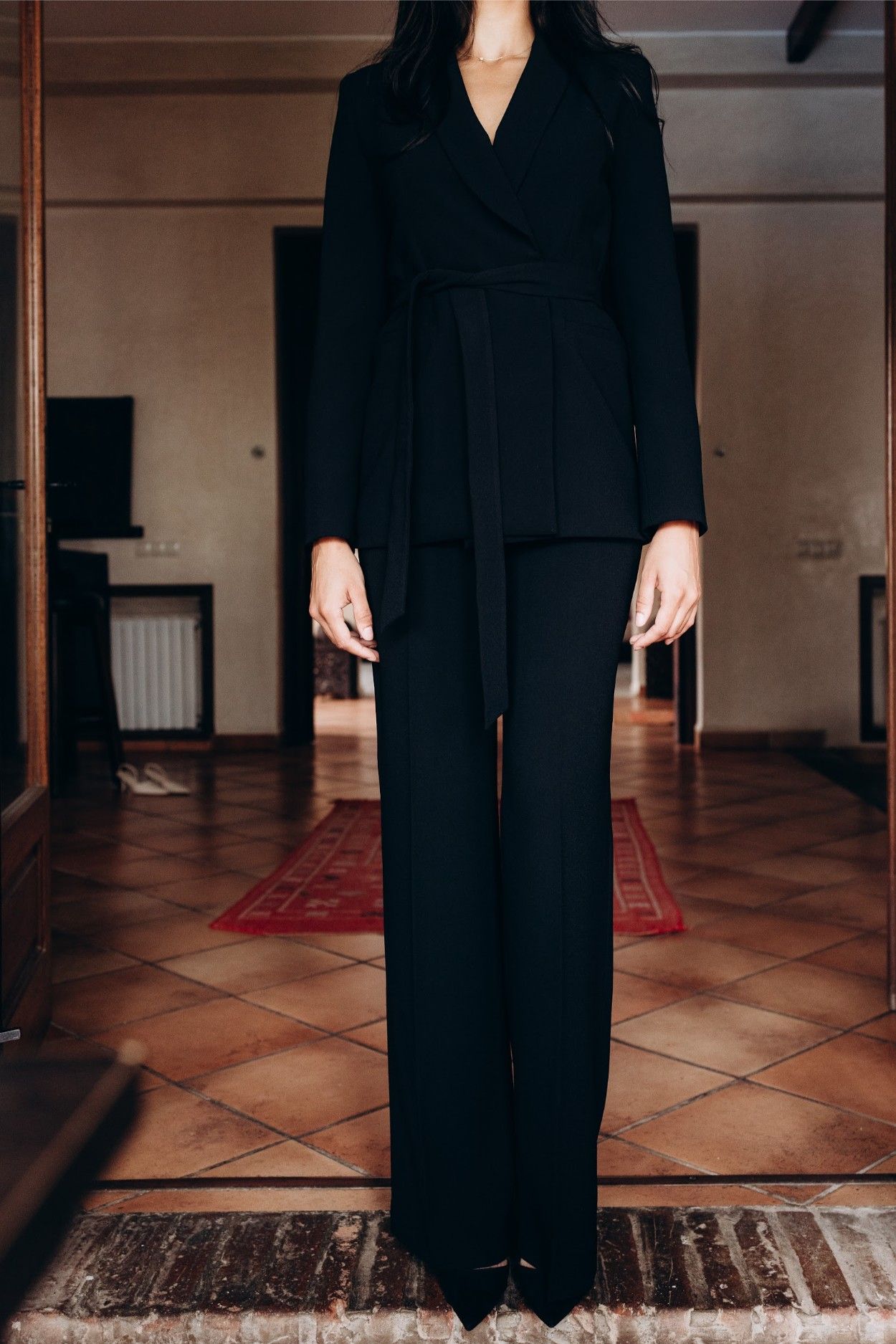 Kimi Basic Long Pants - Navy main image 1